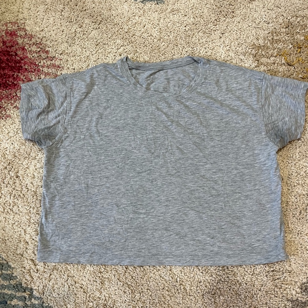 Lululemon boxy crop top